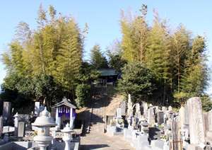 大法寺古墳（東から）