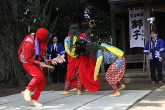 雌獅子隠しの一場面