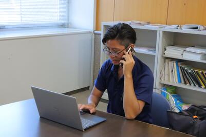 午前中に探してきたロケ候補地を記録し、制作会社へ情報提供