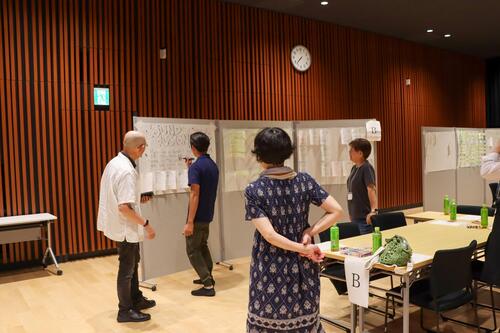 発表資料作成の様子