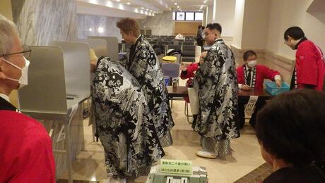 模擬投票の写真2枚目