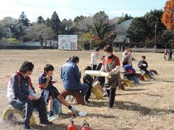 食べているようす。