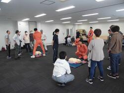 佐原消防署にて。