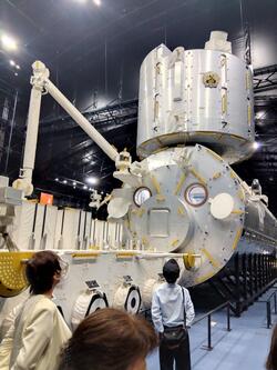 JAXA筑波宇宙センターのようす。