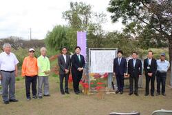 かっぱ緑地にて。