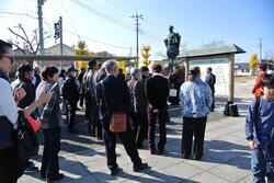視察交流のようす。