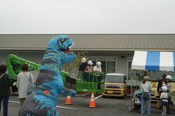 高所作業者試乗のようす。