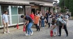 消火体験を実施しました。