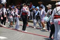 小見川祇園祭の体験学習を実施しました。