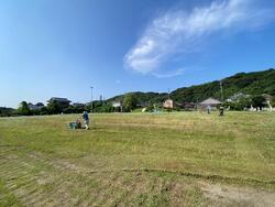 旧大倉小学校校庭。