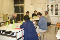 新島小学校にて。