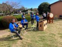 中峰芸座保存会の演奏の写真