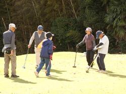 栗源多目的芝生広場にて。