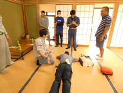 実技講習のようす