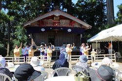 山倉大神にて。