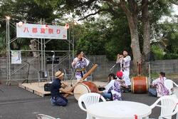 小見琴平神社下座保存会のステージのようす