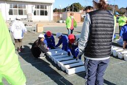 準備のようす。