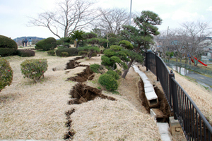 2011年3月11日 佐原河川敷にも大きな危害が1