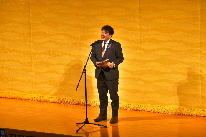 香取市里神楽演舞会市長挨拶