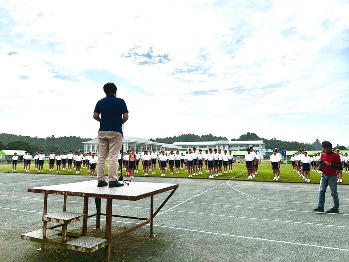 第44回山田中学校体育祭あいさつ