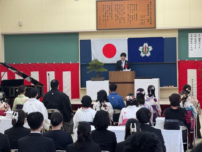 香取おみがわ医療センター附属看護専門学校 卒業式