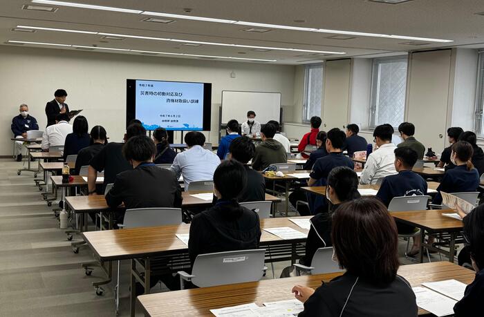 災害時の初動対応及び資機材取扱い訓練