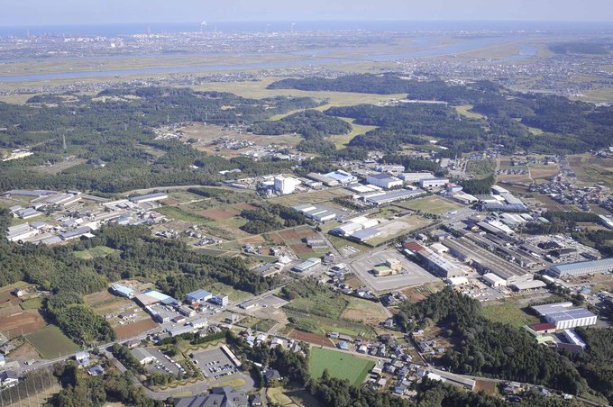 小見川工業団地空撮の写真