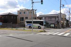 大型バス専用駐車場の写真