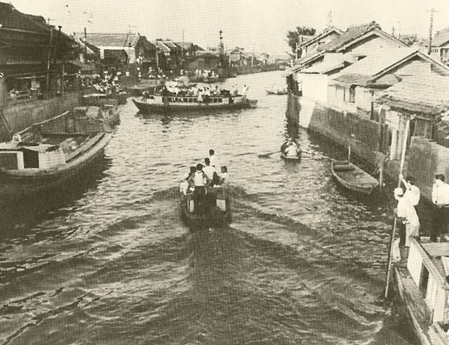 river Kurobe in 1955