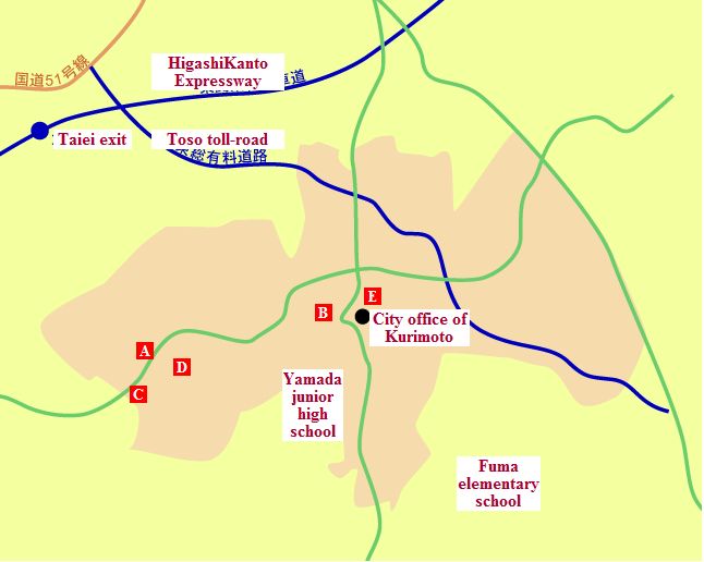 Kurimoto map