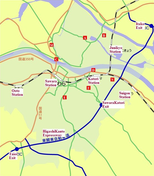 Sawara map