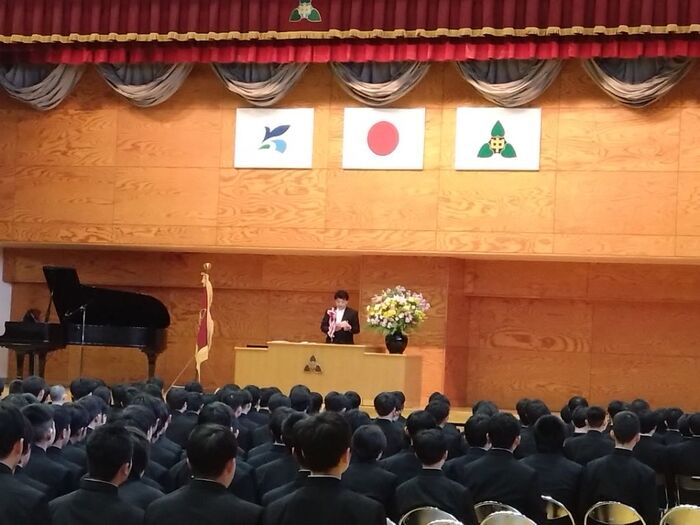 佐原中学校 卒業式