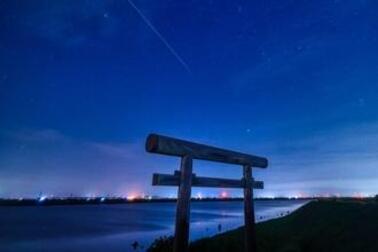 津宮鳥居河岸の夜景